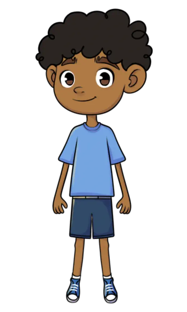 Boy Dark Curly